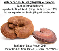 REISHI / GLÄNZENDER LACKPORLING (Ganoderma Lucidum) (Pulver) Sibirien (Wild) / China (Anbau)