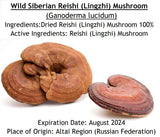 REISHI / GLÄNZENDER LACKPORLING (Ganoderma Lucidum) (Pulver) Sibirien (Wild) / China (Anbau)